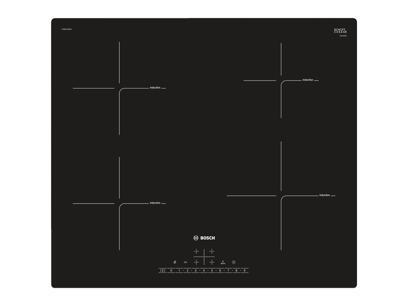 Bosch HBG635NS1 Beépíthető sütő + Bosch PUE611FB1E Beépíthető indukciós főzőlap + Bosch BEL554MS0 Beépíthető mikrohullámú sütő