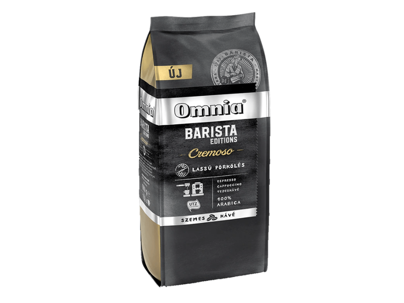 Omnia Barista Edition Cremoso Szemes kávé, 900 g