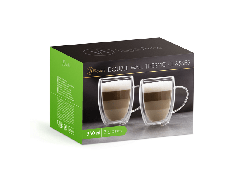 Vog & Arths 57176C Duplafalú üvegpohár, 350 ml - 2 db