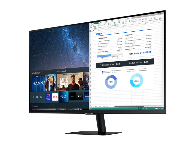 Samsung S32AM500 Smart Monitor távirányítóval