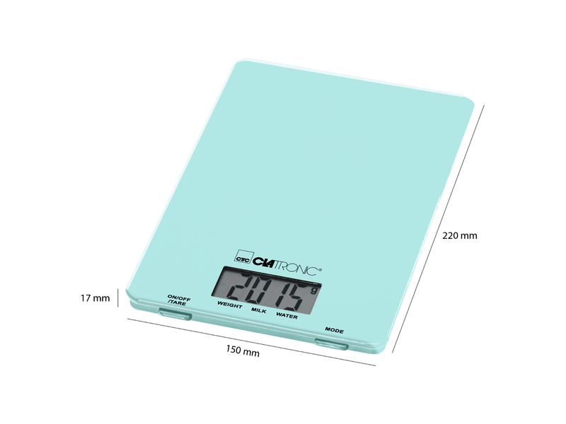Clatronic KW 3626 Konyhamérleg, mentazöld