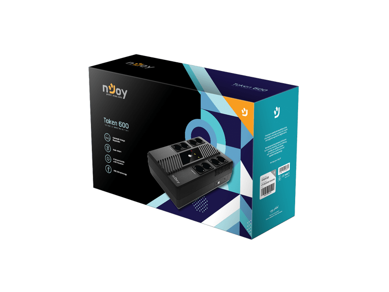 nJoy Token 600 Szünetmentes tápegység (UPCSBLS660TTOAZ01B)