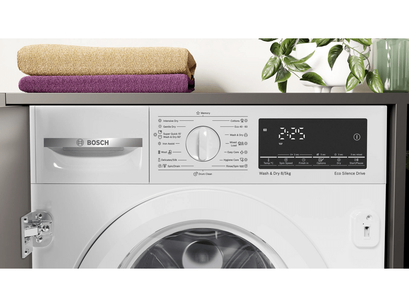 Bosch WKD28490EU Beépíthető mosó-szárítógép