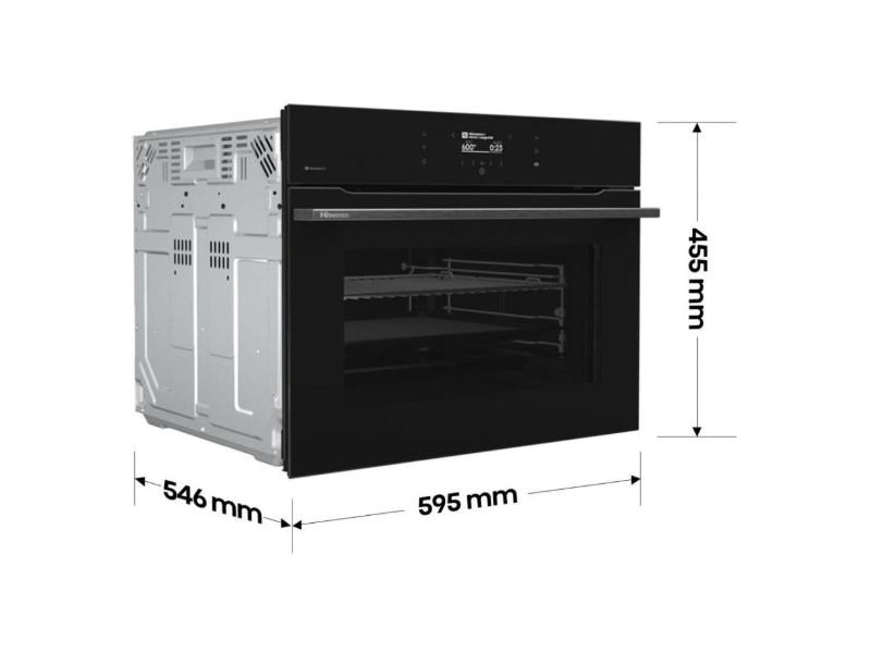 Hisense BIM406A8B Beépíthető sütő mikrohullám funkcióval