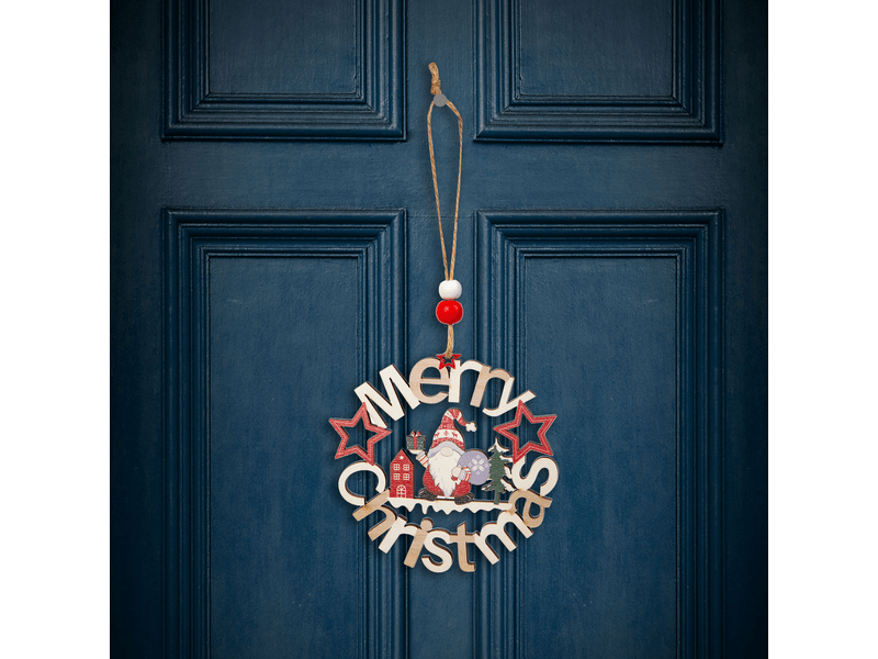 Family 58548A Karácsonyi dekoráció, fa manó házikóval