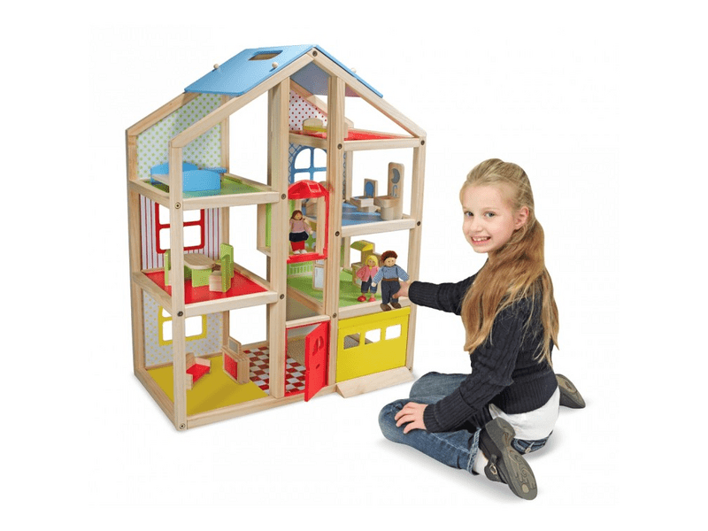 Melissa & Doug emeletes fa babaház lifttel (12462)