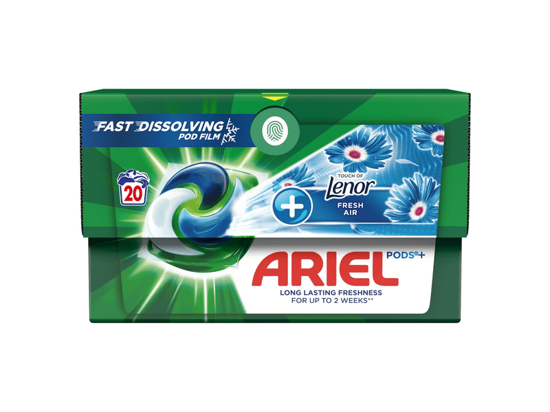 Ariel All-in-1 PODS +Touch of Lenor Fresh Air Mosókapszula, 20 db