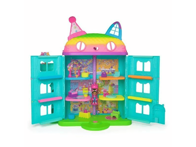 Gabi babaháza: Szivárvány színű ünnepi babaház (6070742)