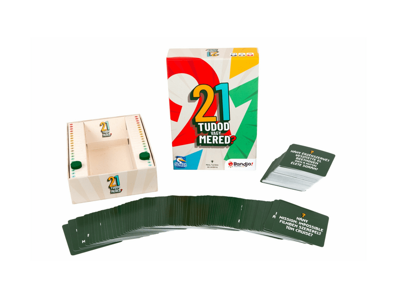 21 - Tudod vagy mered? társasjáték (BLU34871)