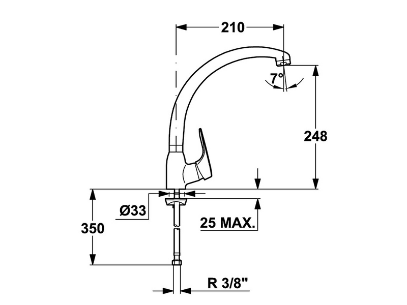 Mofém Zenit Mosogató csaptelep (152-1951-03)