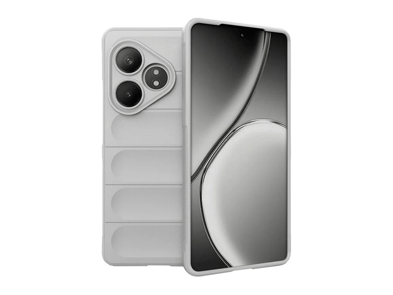 Gigapack Realme GT 6/6T Szilikon tok, fehér (GP-159105)
