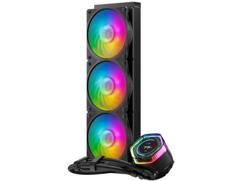 Cooler Master MasterLiquid 360 Ion ARGB vízhűtőrendszer LCD kijelzővel (MLY-D36M-A24PZ-R1)