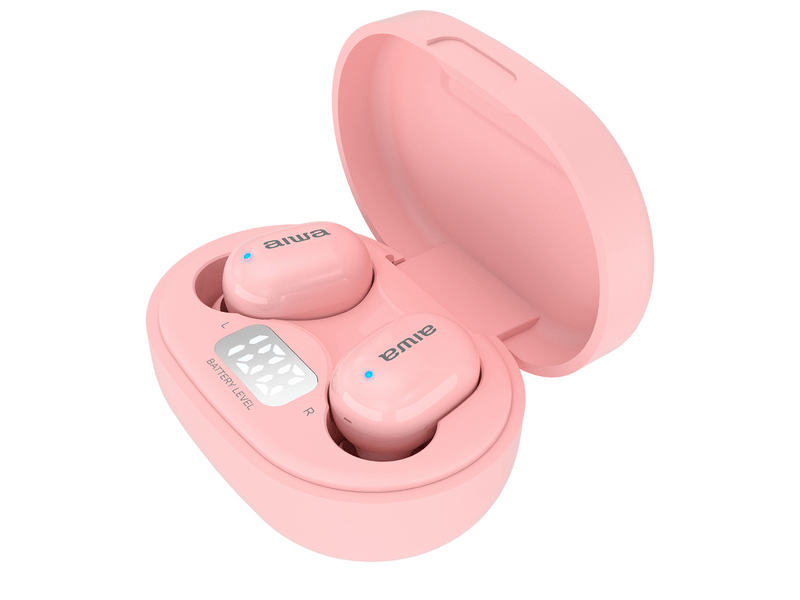Aiwa EBTW-150PK TWS fülhallgató, púder