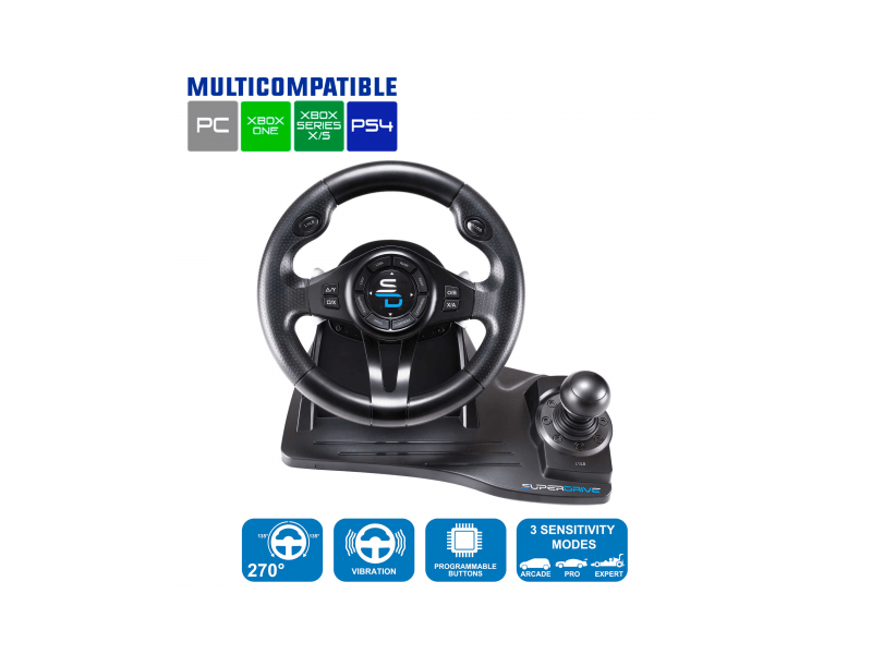 Subsonic Superdrive GS550 Versenykormány pedálokkal és váltóval (SA5596-NG)