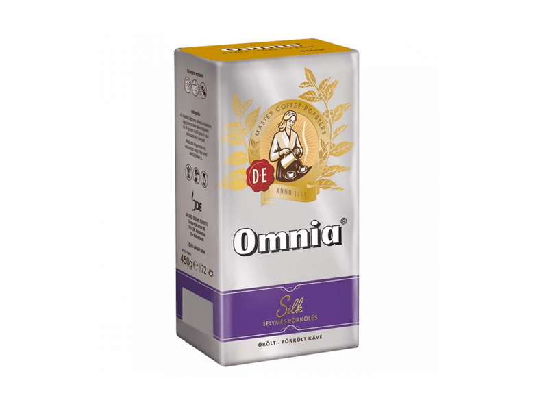 Omnia Silk Őrölt kávé, 450g