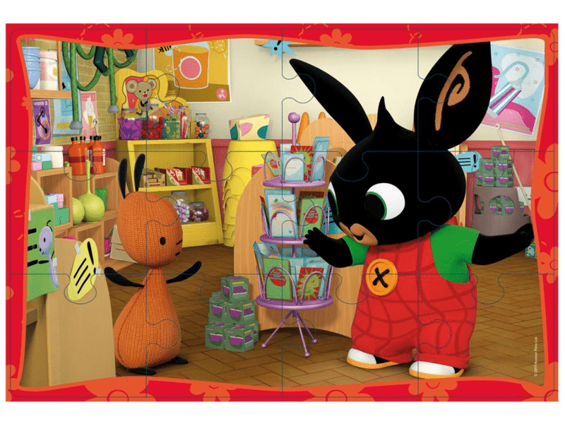 Bing iskolában maxi puzzle, 2x 12 db (LIS81233)