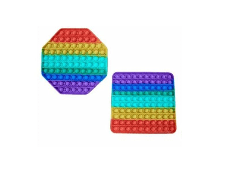 Push Poppers Szivárványszínű stresszoldó játék, többféle (SV21230)