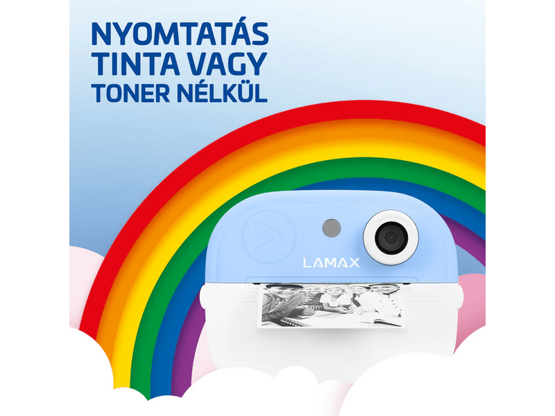 LAMAX InstaKid2 Play Gyerekkamera, kék