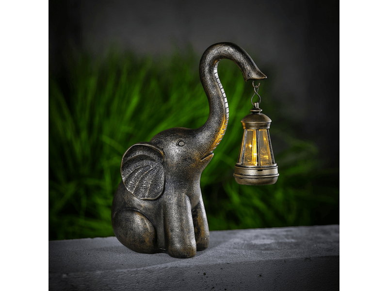 Garden of Eden 11267 LED-es szolár lámpa, elefánt