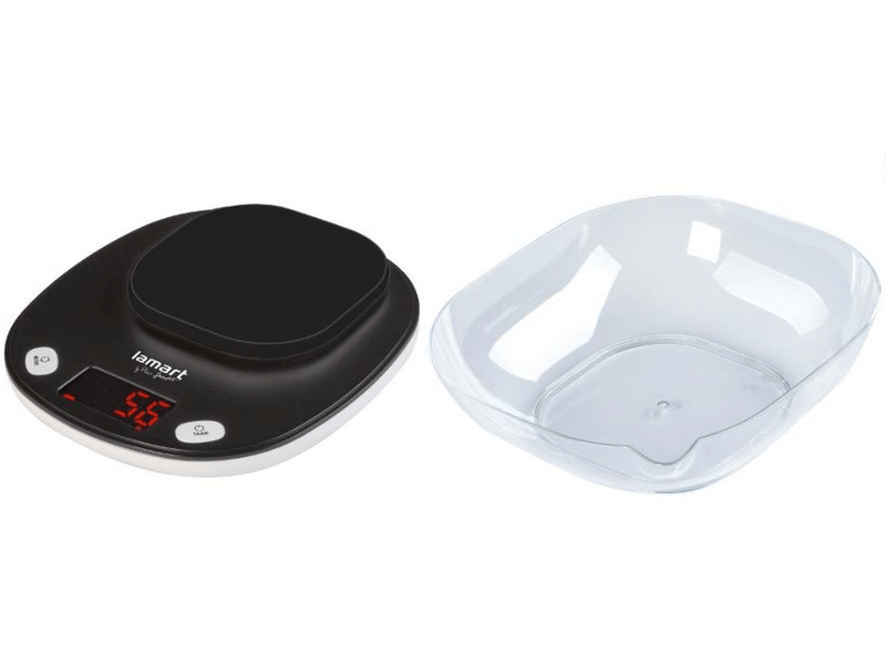 Lamart LT7069 Konyhai mérleg, fekete