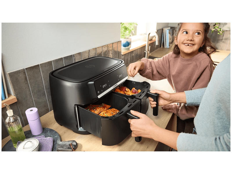 Bosch MAFD440B7 Serie 4 Kétfiókos Air Fryer, fekete