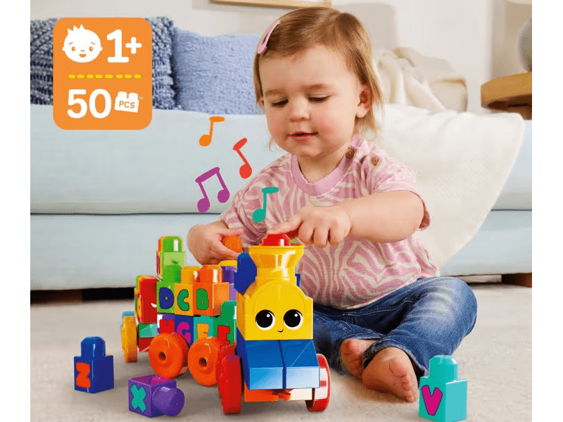 Mega Bloks Zenélő ABC vonat (FWK22)