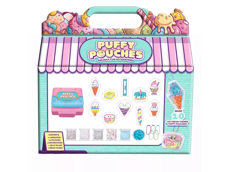 Puffy Pouches: Pufi charm design szett - fagyizó (HUN4294)