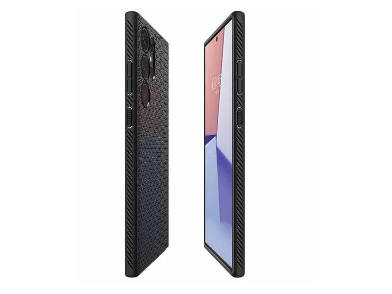 Spigen Liquid Air Samsung Galaxy S23 Ultra tok, fekete (ACS05614)