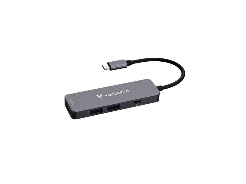 Verbatim Essentials 4-portni USB-C HUB (32155)
