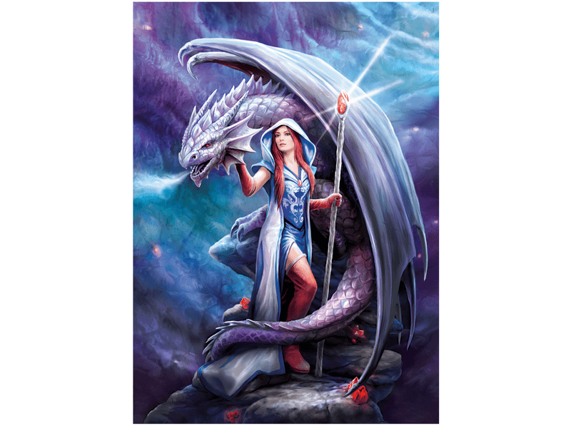 Clementoni Anne Stokes Collection - Dragon Mage puzzle, 1000 db (39525)
