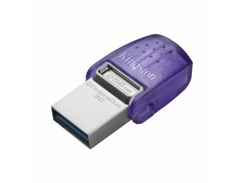 Kingston DataTraveler microDuo 3C USB-A+USB-C USB memorijski ključ, 256 GB