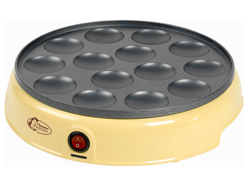 Bestron APFM700SD Minipalacsinta sütő, sárga
