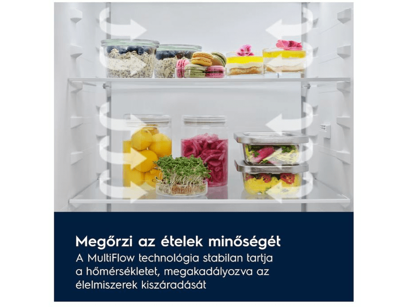 Electrolux ENT6MD18S3 Beépíthető alulfagyasztós hűtőszekrény