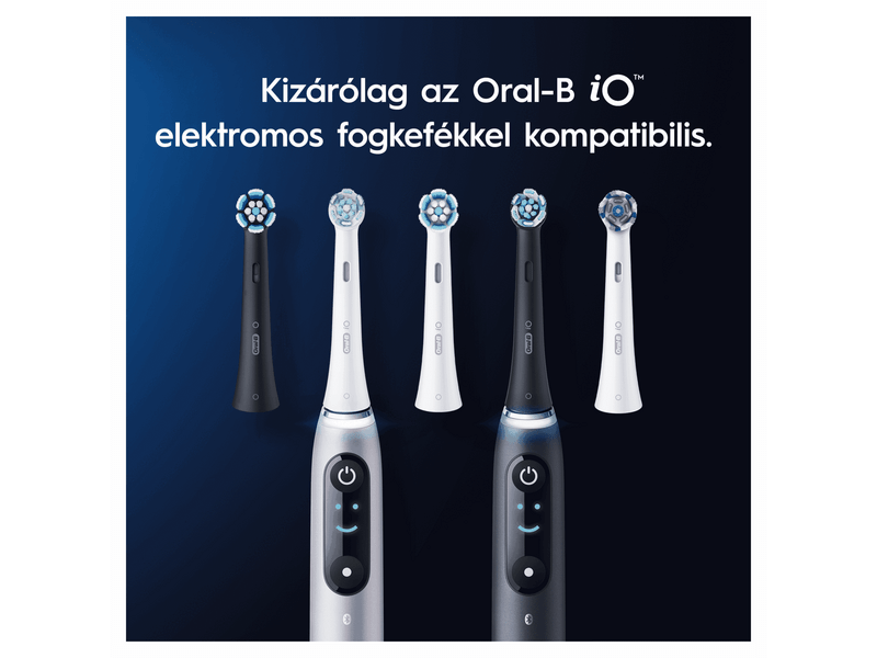 Oral-B iO Gentle Care glava četkice za zube, crna, 4 kom