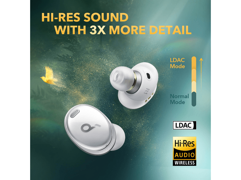 Anker Soundcore Liberty 3 Pro Bluetooth fülhallgató, fehér (A3952G21)