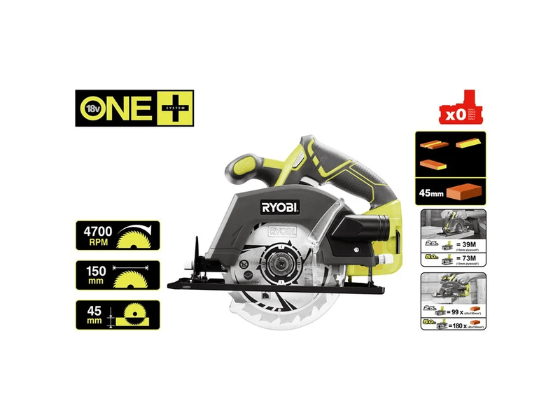 Ryobi 18V One Plus körfűrész