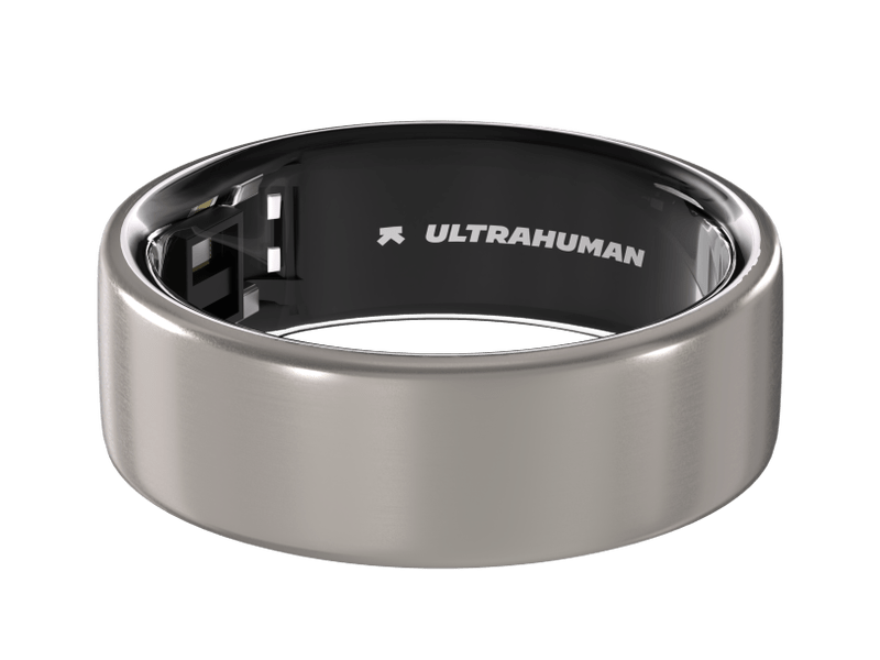 Ultrahuman Okosgyűrű Raw Titanium, 12