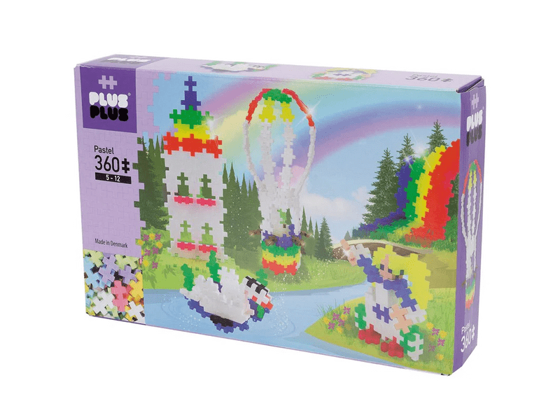 Plus-Plus Pasztell szivárvány hőlégballon, 360 db-os (3794)