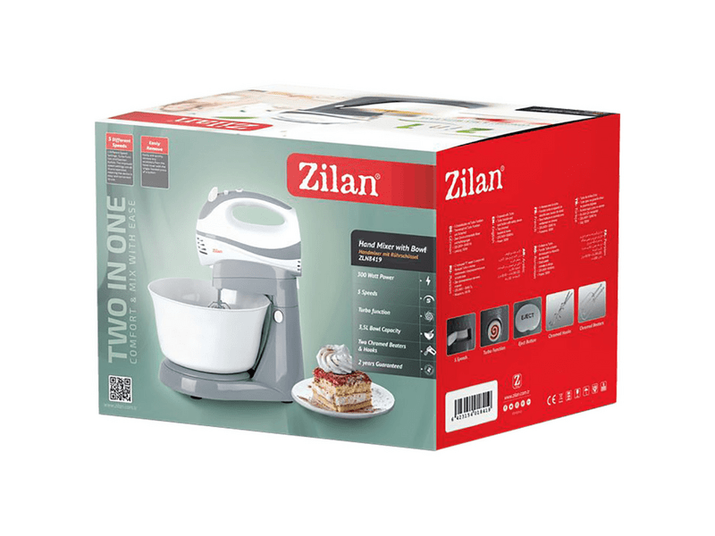Zilan ZLN8419 Kézi mixer keverőtállal