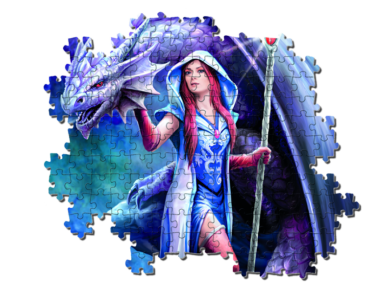 Clementoni Anne Stokes Collection - Dragon Mage puzzle, 1000 db (39525)