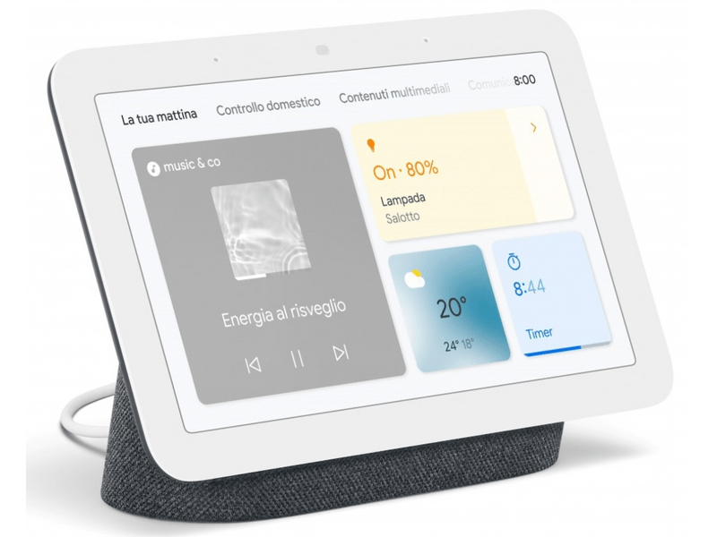 Google Nest HUB 2 Okosotthon központ, fekete