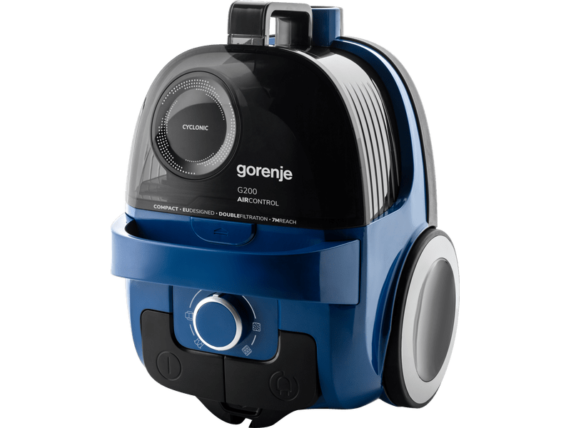 Gorenje VCE01G2ACBL Porzsák nélküli porszívó, éjkék