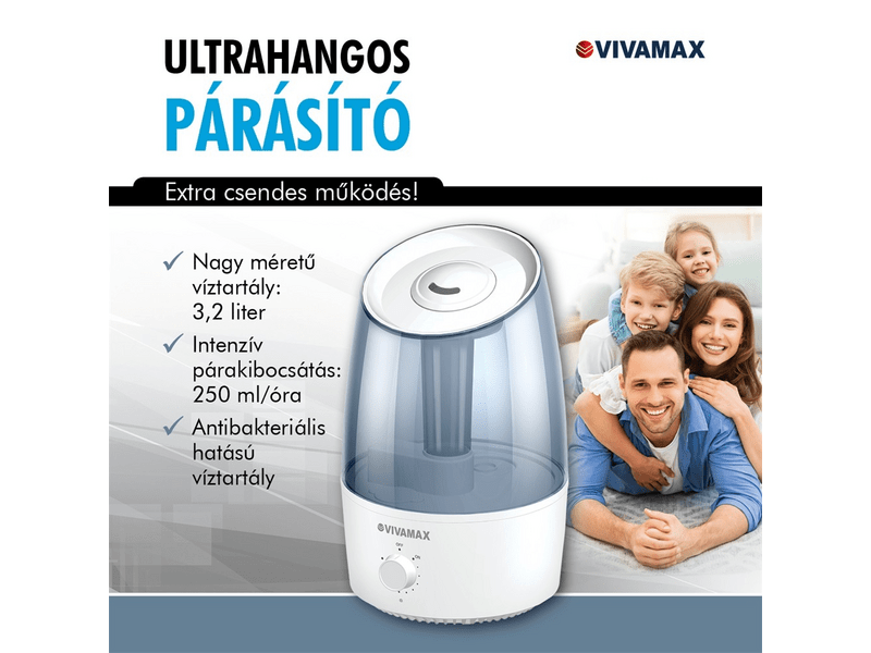 Vivamax GYVH60 Ultrahangos párásító