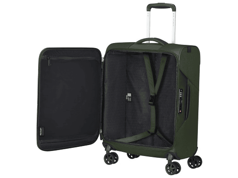 Samsonite Litebeam Spinner Bőrönd, 55 cm, sötétzöld (146852-9199)