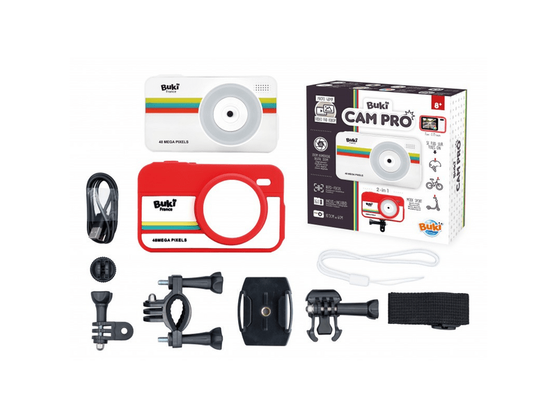 Buki 2in1 sportkamera és fényképezőgép 16 GB-os SD kártyával (PV010)