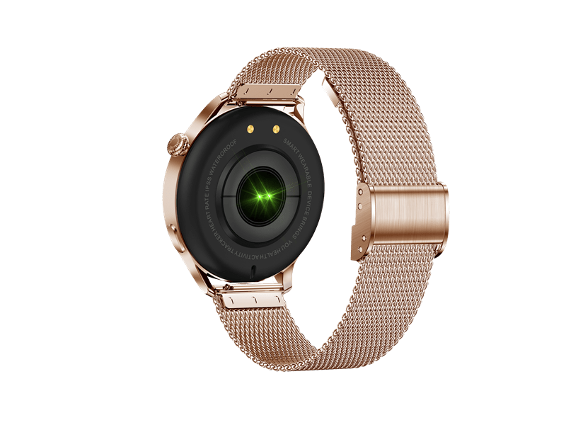 Garett Lady Elegance RT Okosóra, arany, acél szíj