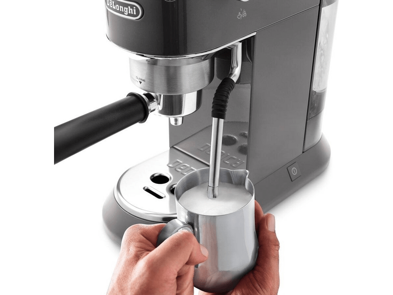 De'Longhi Dedica Arte EC885.GY manuális kávéfőző, szürke