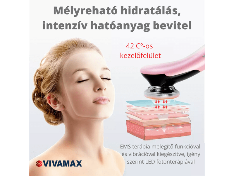 Vivamax Hot&Cool arckezelő készülék EMS technológiával (GYVAK1)