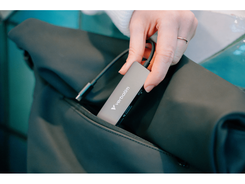 Verbatim Essentials 4-portni USB-C HUB (32155)