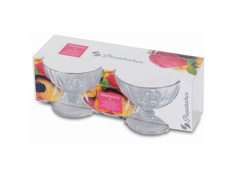 Pasabahce Diamond Fagyiskehely, 280 ml, 2 db (51658)